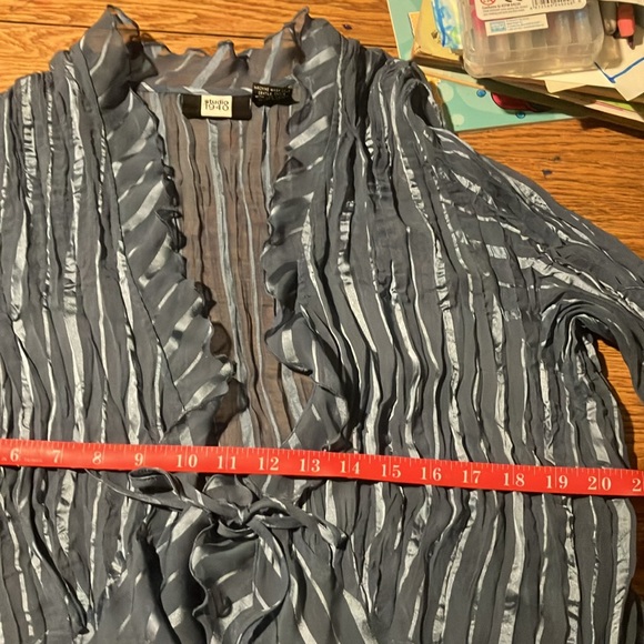 Studio 1940 over blouse. Blue. 18/20 - Picture 4 of 4